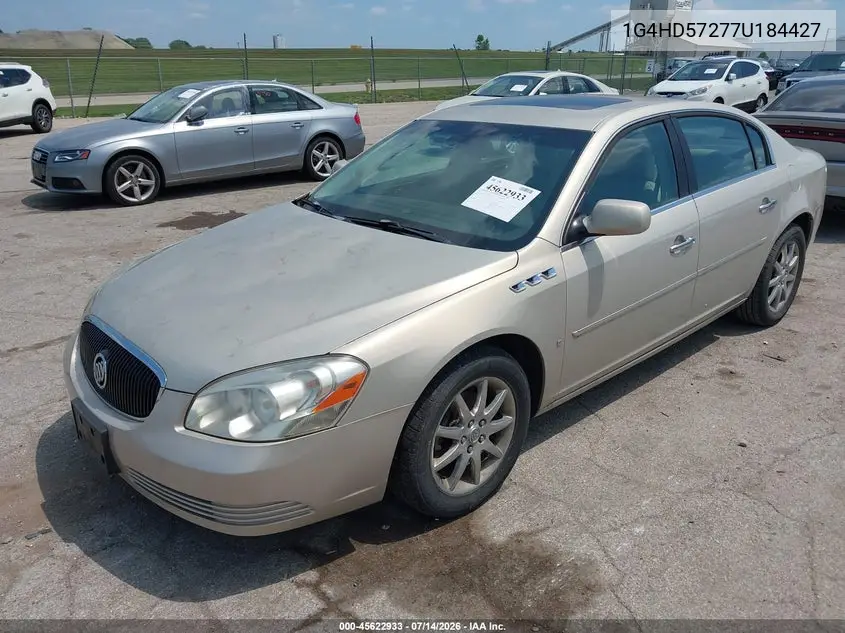 2007 Buick Lucerne Cxl VIN: 1G4HD57277U184427 Lot: 45622933