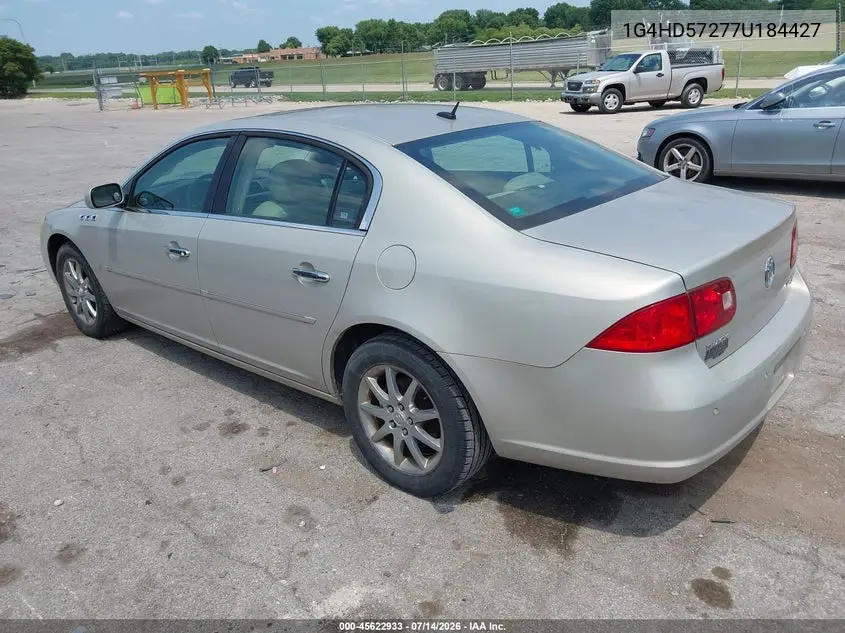 2007 Buick Lucerne Cxl VIN: 1G4HD57277U184427 Lot: 45622933