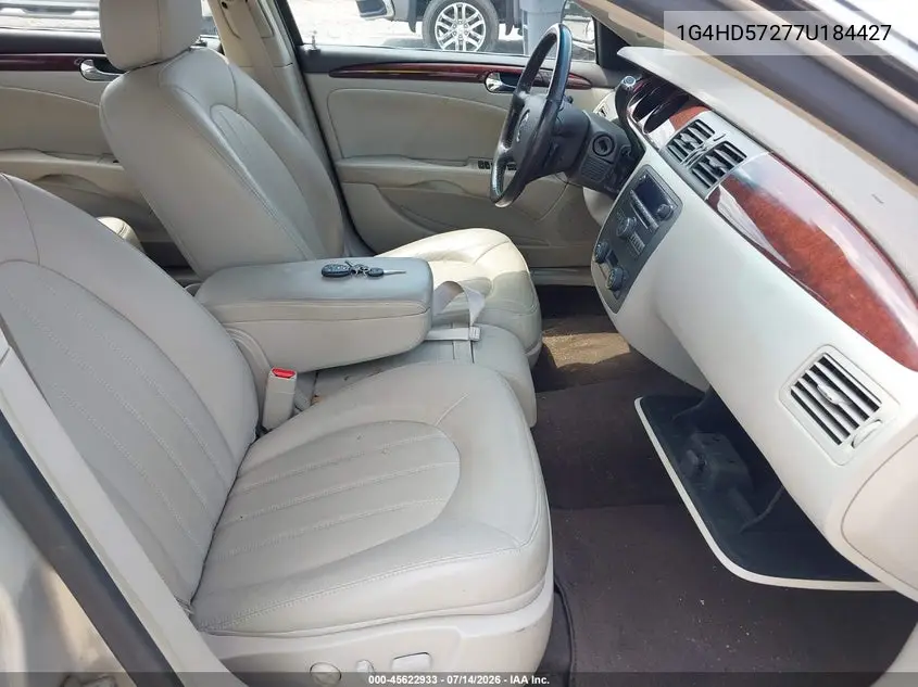 2007 Buick Lucerne Cxl VIN: 1G4HD57277U184427 Lot: 45622933