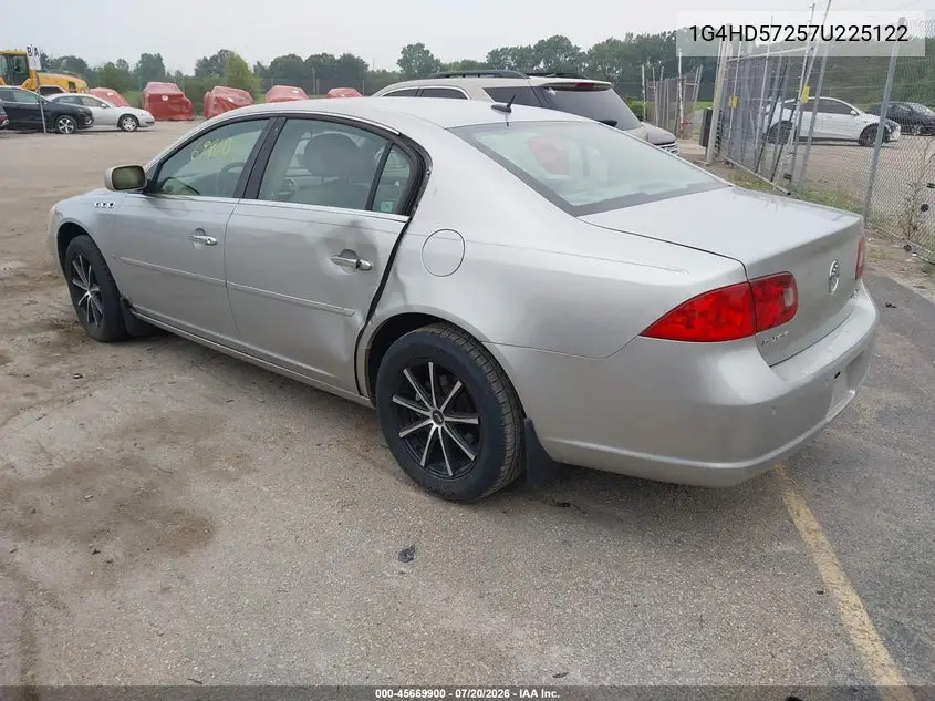2007 Buick Lucerne Cxl VIN: 1G4HD57257U225122 Lot: 45669900