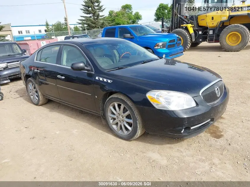 2008 Buick Lucerne Cxs VIN: 1G4HE57Y78U138521 Lot: 30091630
