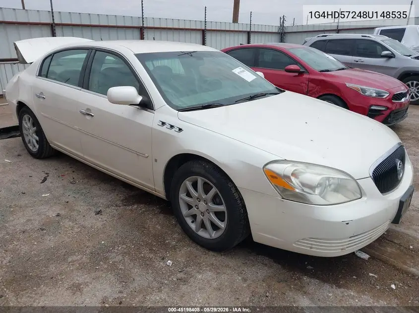 2008 Buick Lucerne Cxl VIN: 1G4HD57248U148535 Lot: 45198408