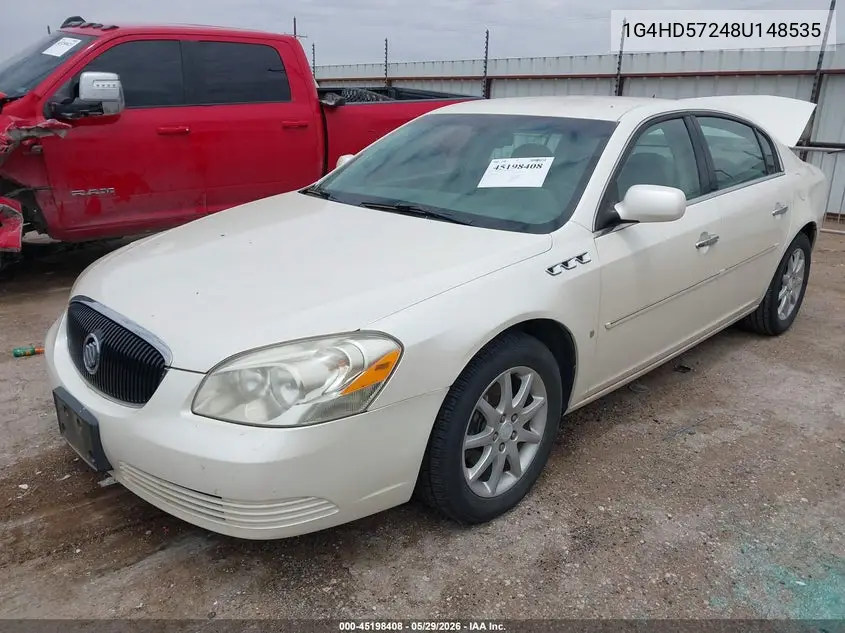 2008 Buick Lucerne Cxl VIN: 1G4HD57248U148535 Lot: 45198408