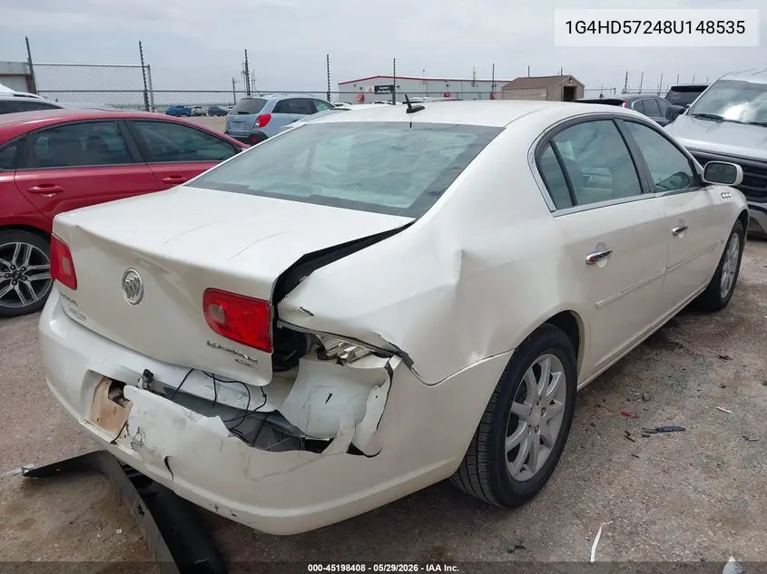 2008 Buick Lucerne Cxl VIN: 1G4HD57248U148535 Lot: 45198408