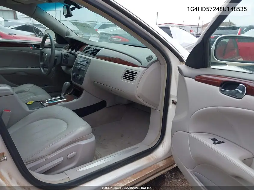 2008 Buick Lucerne Cxl VIN: 1G4HD57248U148535 Lot: 45198408