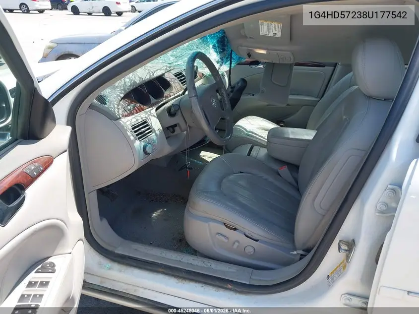 2008 Buick Lucerne Cxl VIN: 1G4HD57238U177542 Lot: 45248046