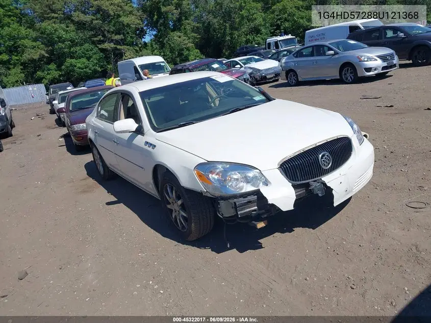2008 Buick Lucerne Cxl VIN: 1G4HD57288U121368 Lot: 45322017