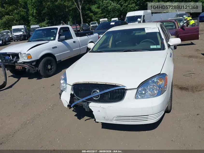 2008 Buick Lucerne Cxl VIN: 1G4HD57288U121368 Lot: 45322017