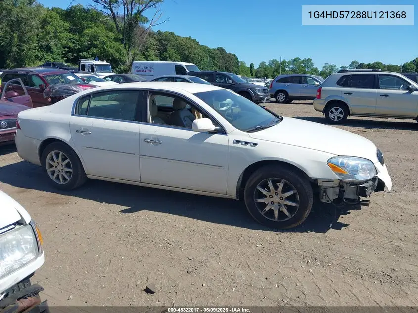 2008 Buick Lucerne Cxl VIN: 1G4HD57288U121368 Lot: 45322017