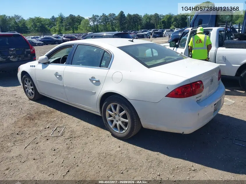 2008 Buick Lucerne Cxl VIN: 1G4HD57288U121368 Lot: 45322017