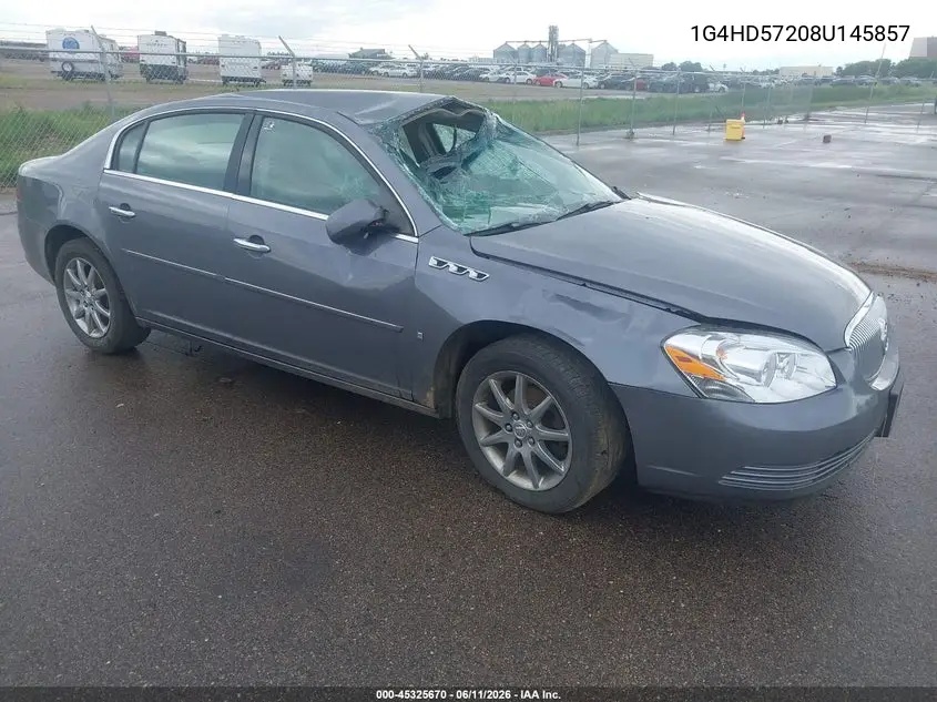 2008 Buick Lucerne Cxl VIN: 1G4HD57208U145857 Lot: 45325670