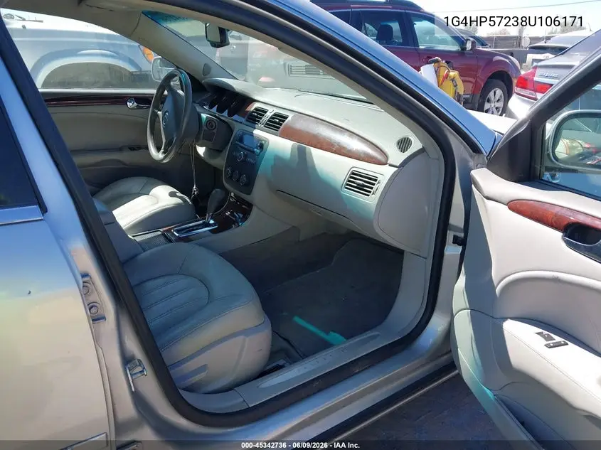 2008 Buick Lucerne Cx VIN: 1G4HP57238U106171 Lot: 45342736