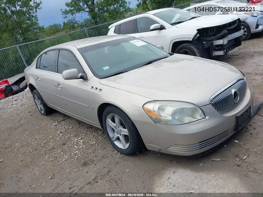 2008 Buick Lucerne Cxl VIN: 1G4HD57258U133221 Lot: 45376834