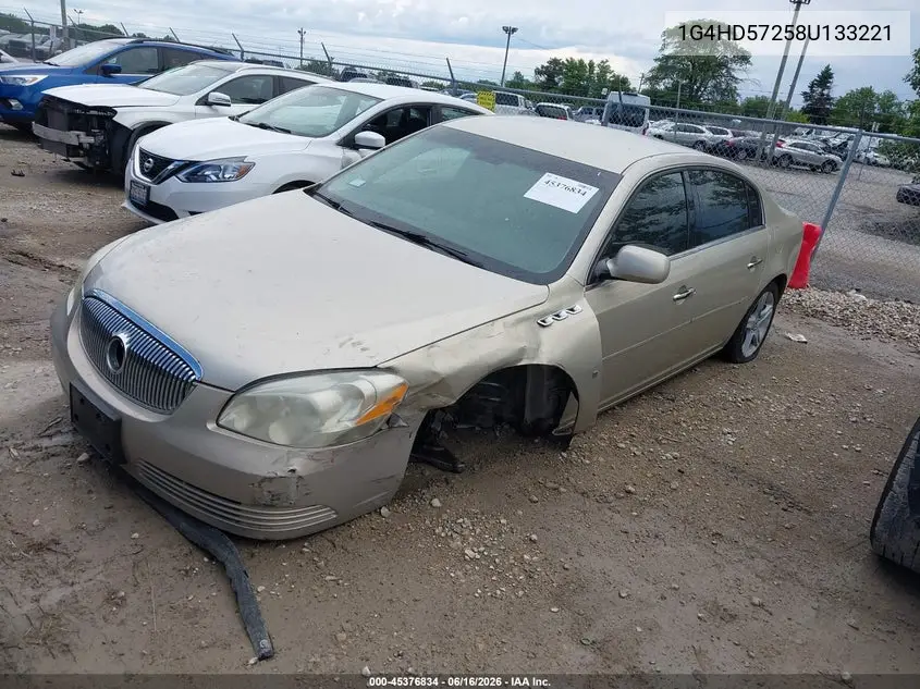2008 Buick Lucerne Cxl VIN: 1G4HD57258U133221 Lot: 45376834