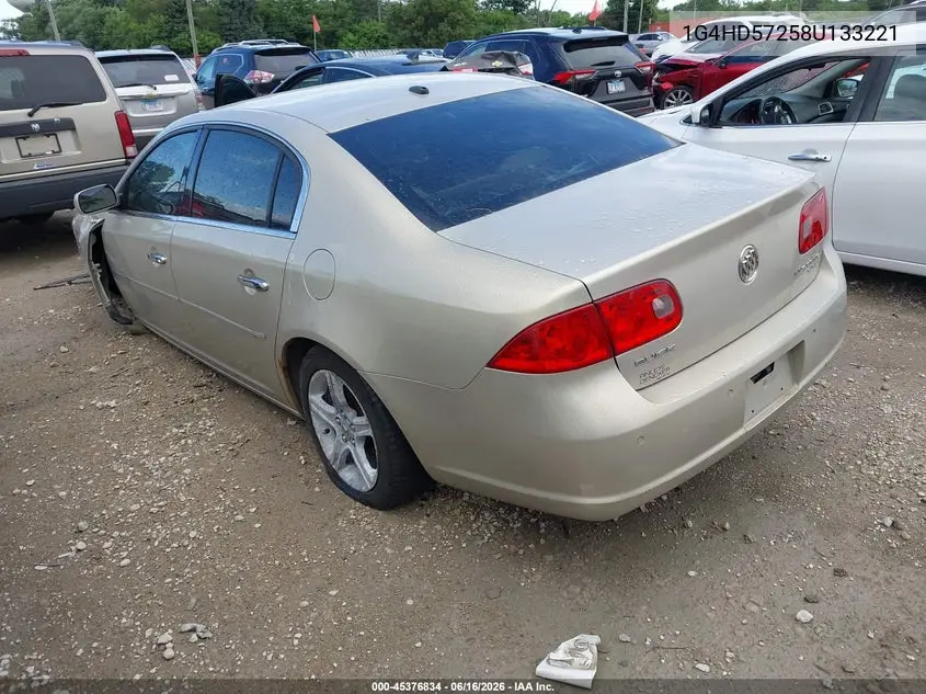2008 Buick Lucerne Cxl VIN: 1G4HD57258U133221 Lot: 45376834