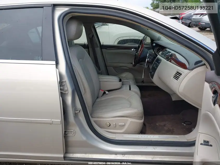 2008 Buick Lucerne Cxl VIN: 1G4HD57258U133221 Lot: 45376834