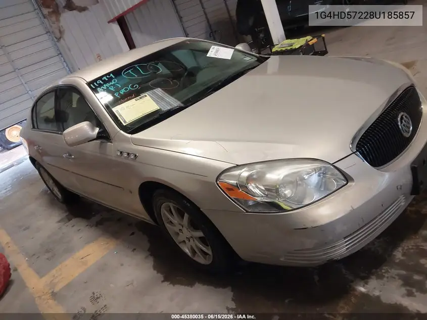 2008 Buick Lucerne Cxl VIN: 1G4HD57228U185857 Lot: 45380035