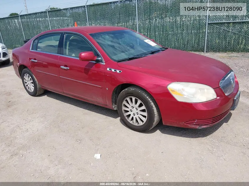 2008 Buick Lucerne Cx VIN: 1G4HP57238U128090 Lot: 45399284