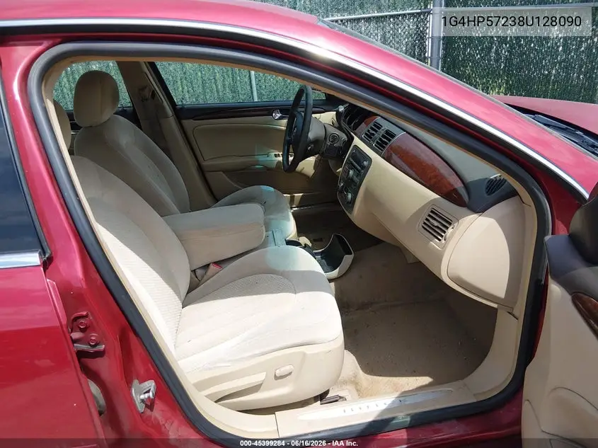2008 Buick Lucerne Cx VIN: 1G4HP57238U128090 Lot: 45399284