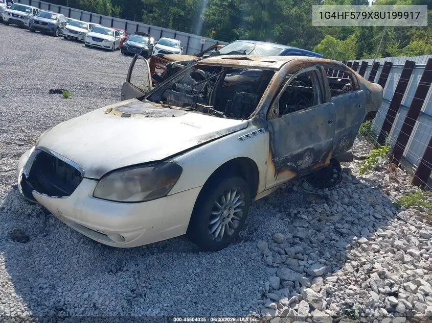 2008 Buick Lucerne Super VIN: 1G4HF579X8U199917 Lot: 45504035