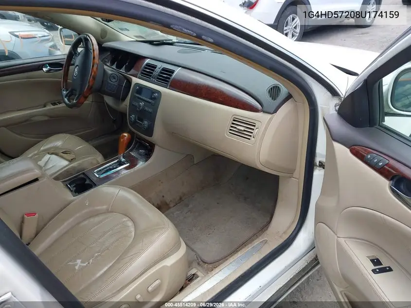 2008 Buick Lucerne Cxl VIN: 1G4HD57208U174159 Lot: 45514209