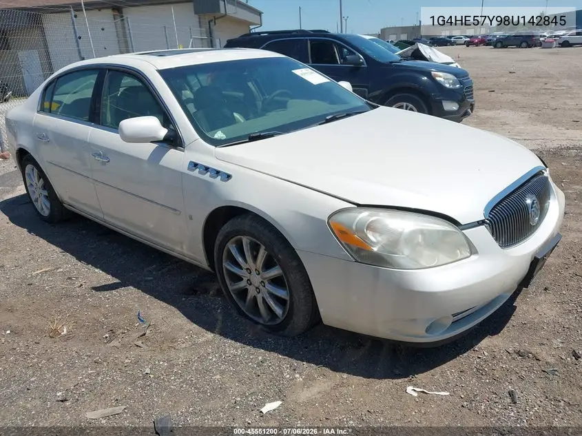 2008 Buick Lucerne Cxs VIN: 1G4HE57Y98U142845 Lot: 45551200