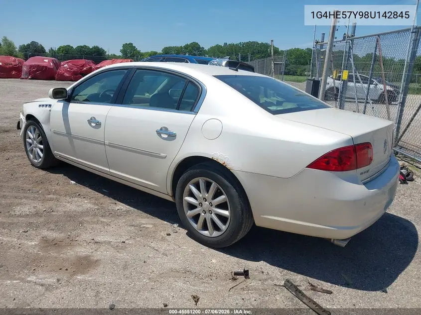 2008 Buick Lucerne Cxs VIN: 1G4HE57Y98U142845 Lot: 45551200