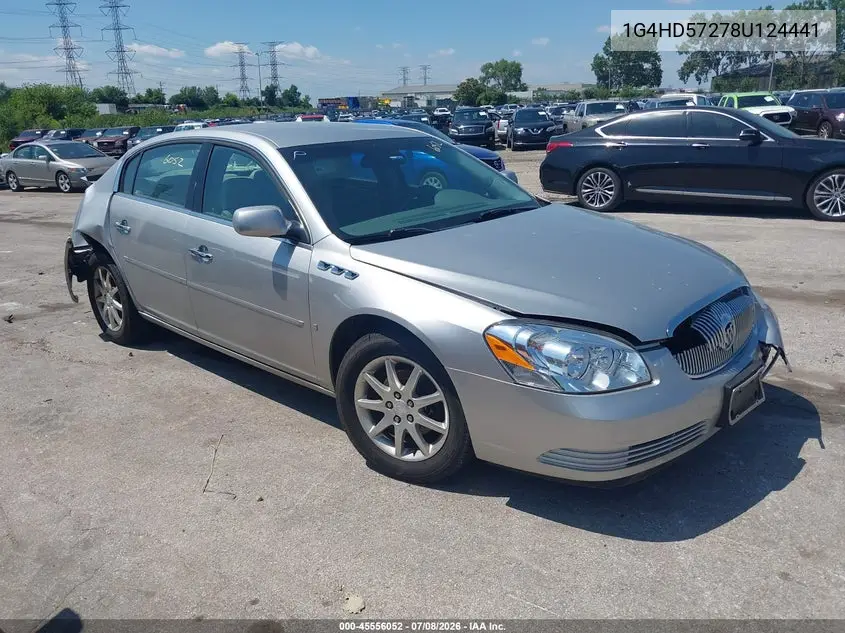 2008 Buick Lucerne Cxl VIN: 1G4HD57278U124441 Lot: 45556052