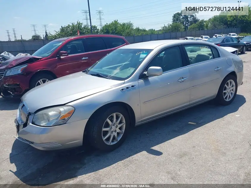 2008 Buick Lucerne Cxl VIN: 1G4HD57278U124441 Lot: 45556052
