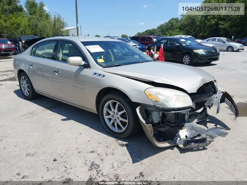 2008 Buick Lucerne Cxl VIN: 1G4HD57268U117528 Lot: 45559679