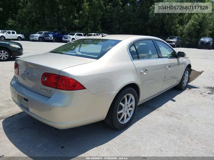 2008 Buick Lucerne Cxl VIN: 1G4HD57268U117528 Lot: 45559679