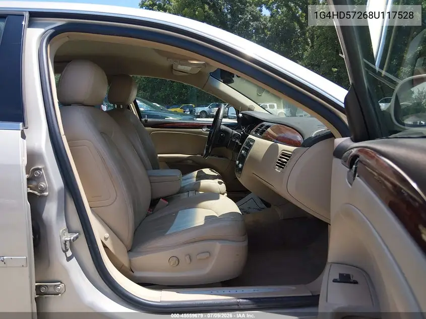 2008 Buick Lucerne Cxl VIN: 1G4HD57268U117528 Lot: 45559679