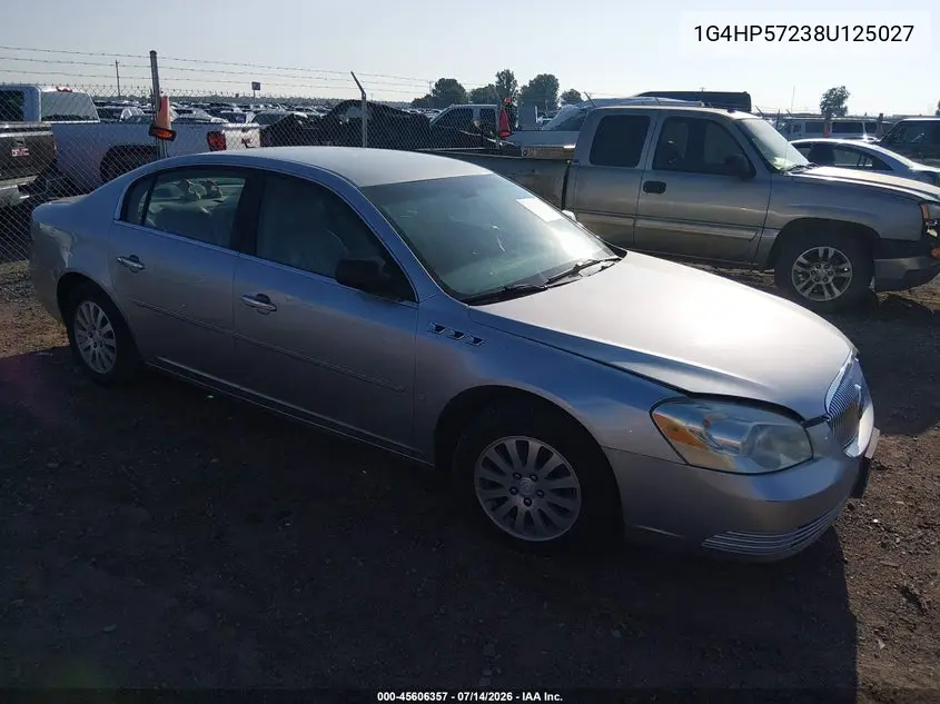 2008 Buick Lucerne Cx VIN: 1G4HP57238U125027 Lot: 45606357
