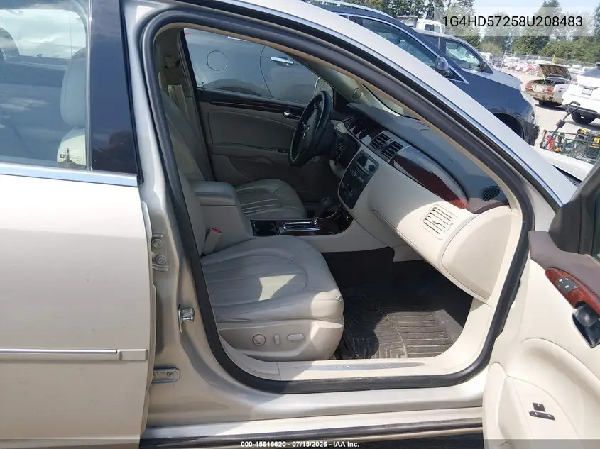 2008 Buick Lucerne Cxl VIN: 1G4HD57258U208483 Lot: 45616620