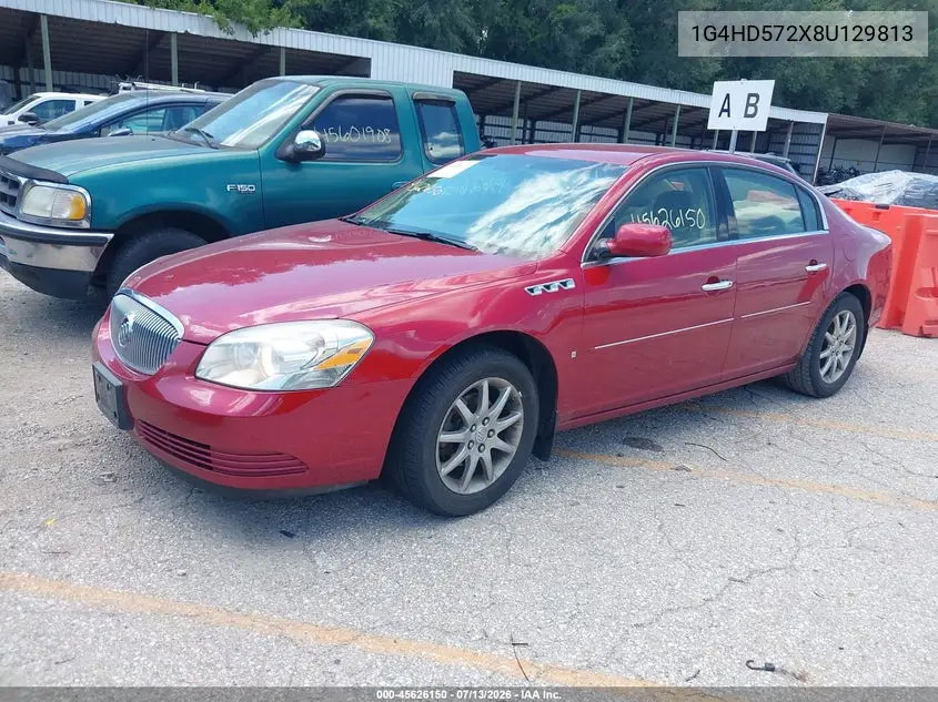 2008 Buick Lucerne Cxl VIN: 1G4HD572X8U129813 Lot: 45626150