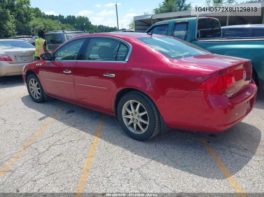 2008 Buick Lucerne Cxl VIN: 1G4HD572X8U129813 Lot: 45626150