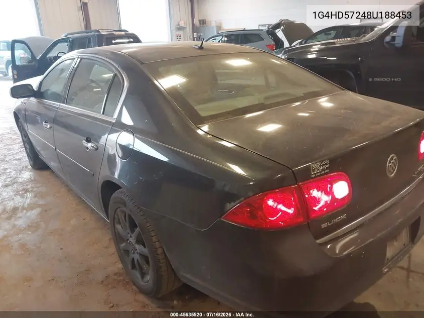 2008 Buick Lucerne Cxl VIN: 1G4HD57248U188453 Lot: 45635520