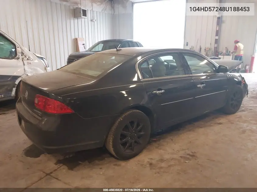 2008 Buick Lucerne Cxl VIN: 1G4HD57248U188453 Lot: 45635520
