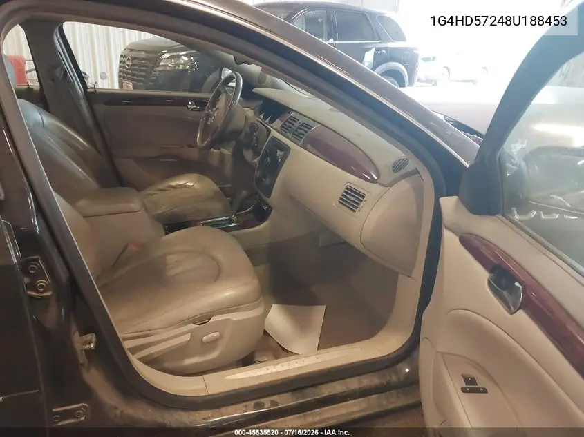 2008 Buick Lucerne Cxl VIN: 1G4HD57248U188453 Lot: 45635520