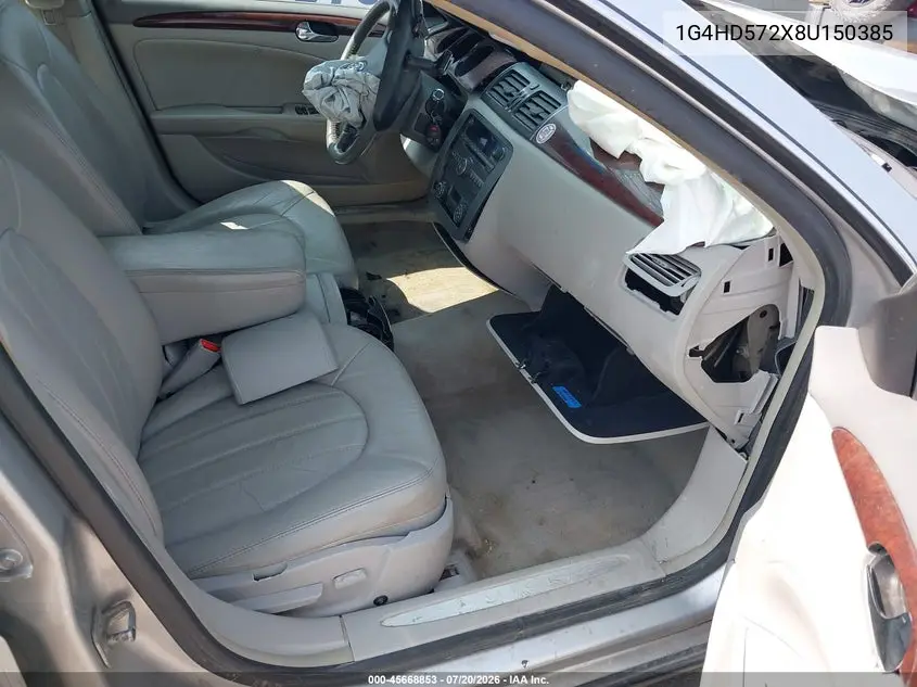 2008 Buick Lucerne Cxl VIN: 1G4HD572X8U150385 Lot: 45668853