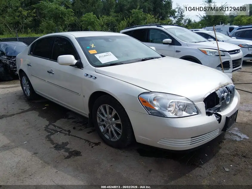 2009 Buick Lucerne Cxl-3 VIN: 1G4HD57M89U129408 Lot: 45248013