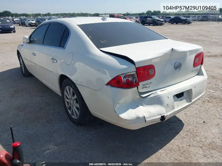 2009 Buick Lucerne Cx-2 VIN: 1G4HP57M29U109405 Lot: 45259078