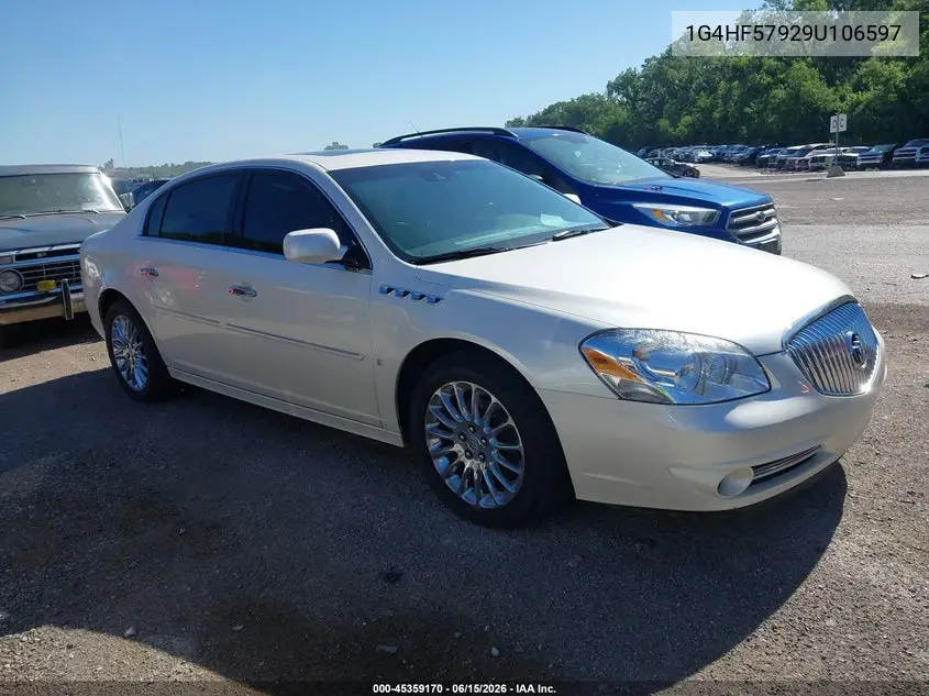 2009 Buick Lucerne Super VIN: 1G4HF57929U106597 Lot: 45359170