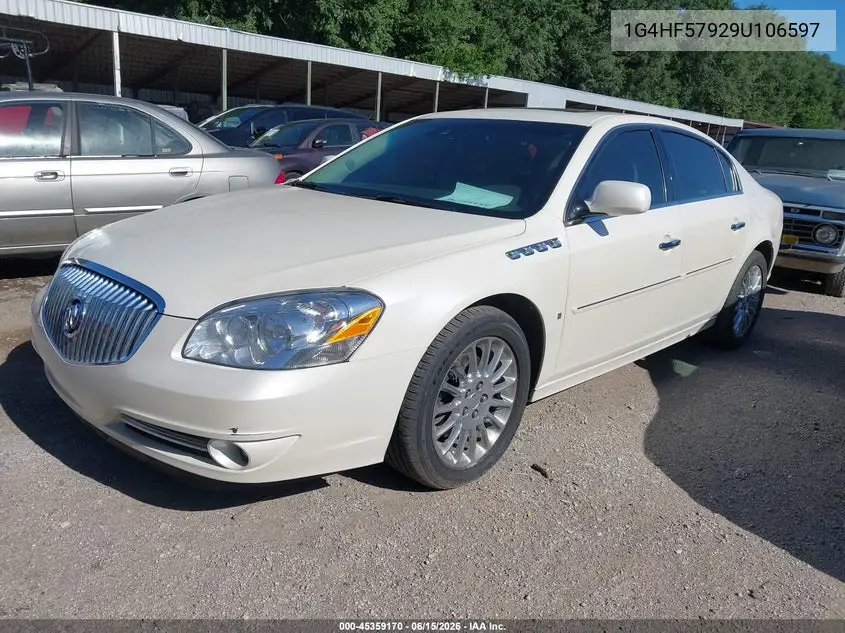 2009 Buick Lucerne Super VIN: 1G4HF57929U106597 Lot: 45359170
