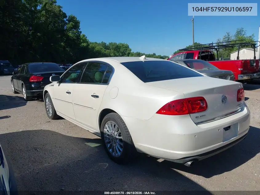 2009 Buick Lucerne Super VIN: 1G4HF57929U106597 Lot: 45359170