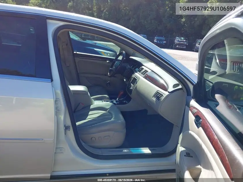 2009 Buick Lucerne Super VIN: 1G4HF57929U106597 Lot: 45359170