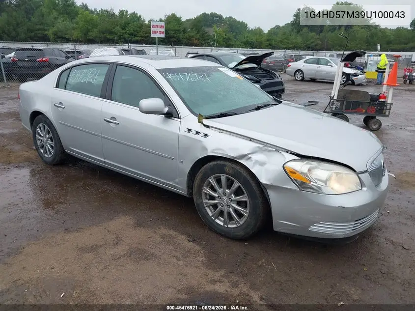 2009 Buick Lucerne Cxl-5 VIN: 1G4HD57M39U100043 Lot: 45476921