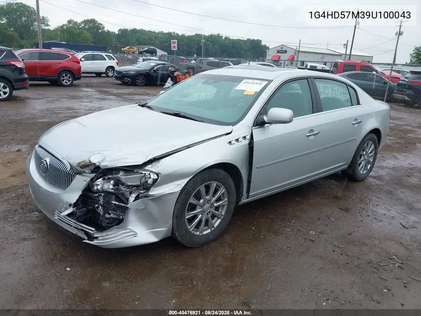 2009 Buick Lucerne Cxl-5 VIN: 1G4HD57M39U100043 Lot: 45476921