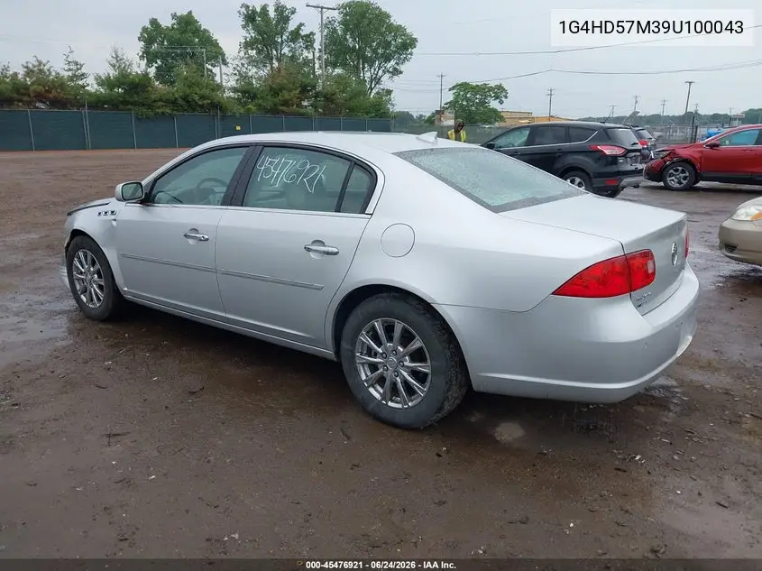 2009 Buick Lucerne Cxl-5 VIN: 1G4HD57M39U100043 Lot: 45476921