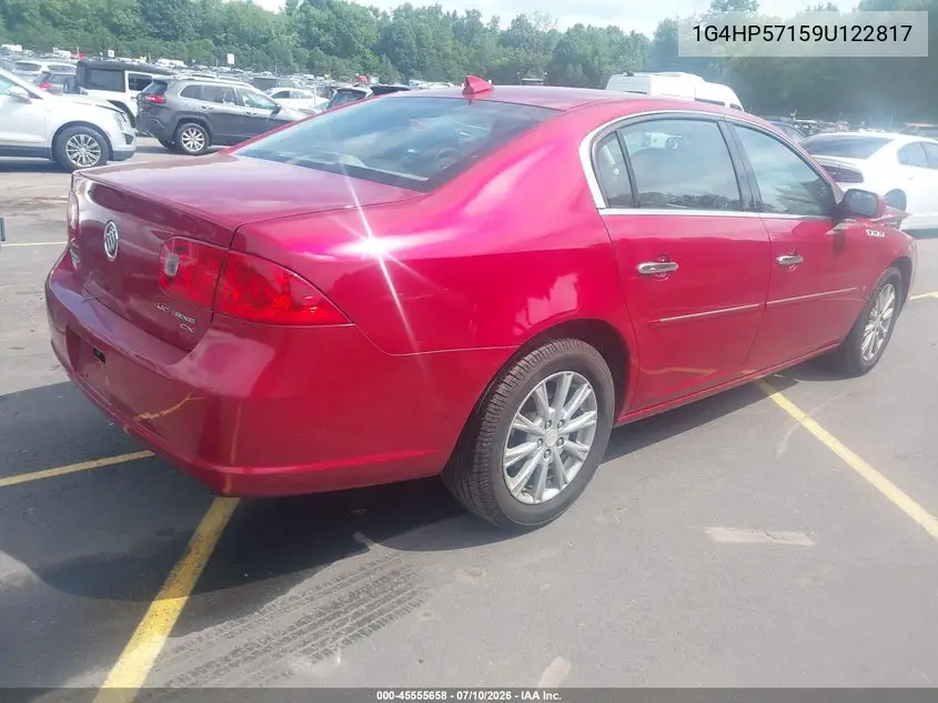 2009 Buick Lucerne Cx VIN: 1G4HP57159U122817 Lot: 45555658